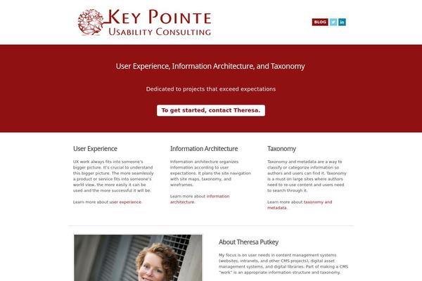 Feather theme site design template sample