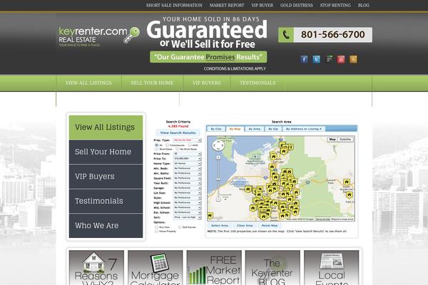 Site using Advanced Real Estate Mortgage Calculator plugin