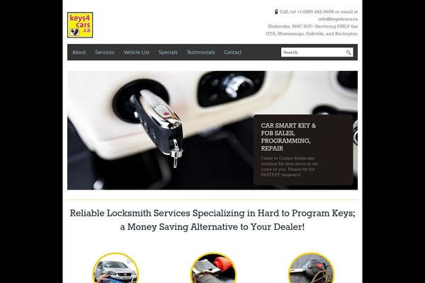 Blackbird theme site design template sample