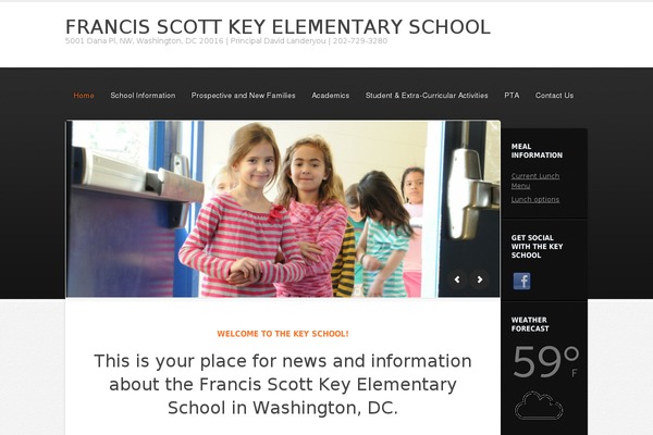 Education theme site design template sample