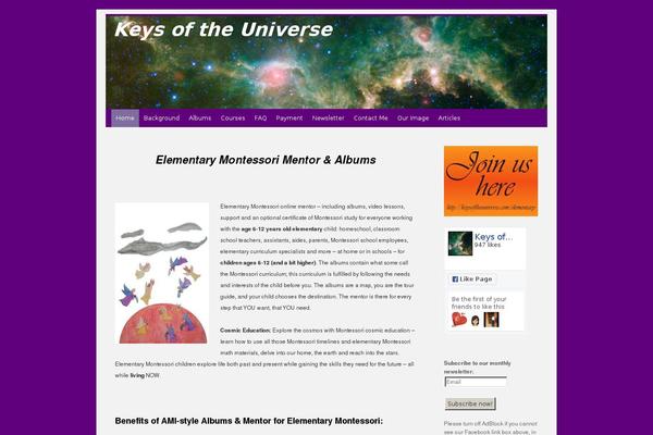 Twentyten-child theme site design template sample