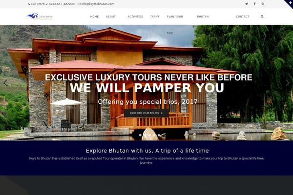 Howes theme site design template sample