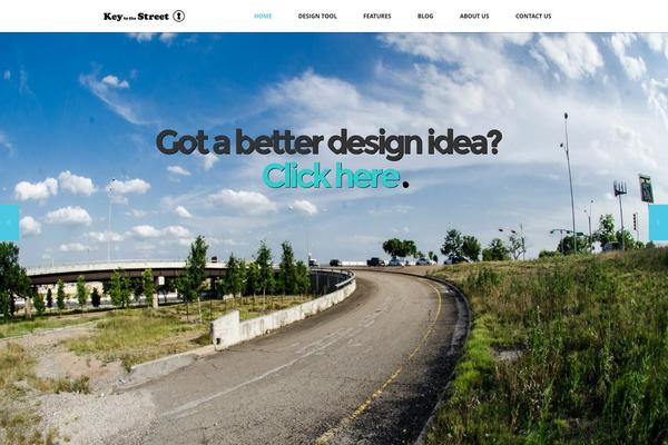 Scroller theme site design template sample