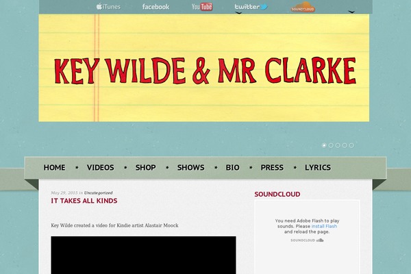 IndieFest theme site design template sample