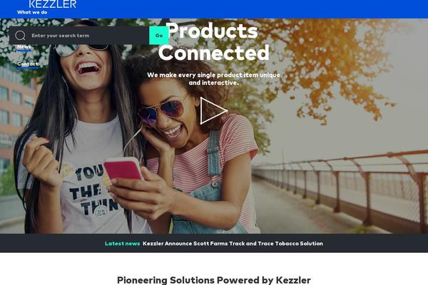 kezzler.com site used Kezzler
