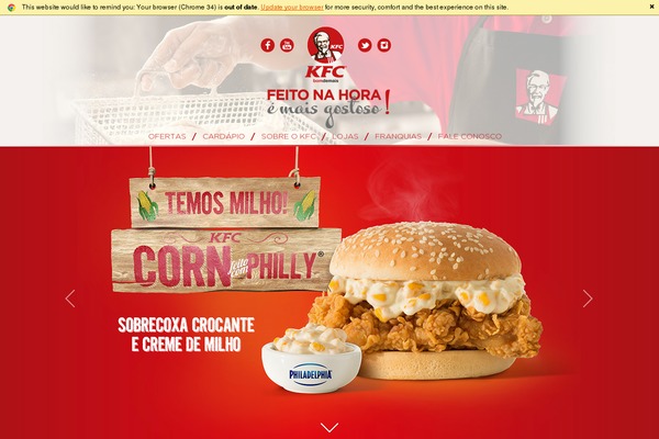 kfc theme websites examples