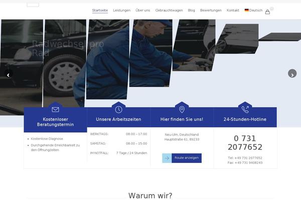 Auto Repair theme site design template sample
