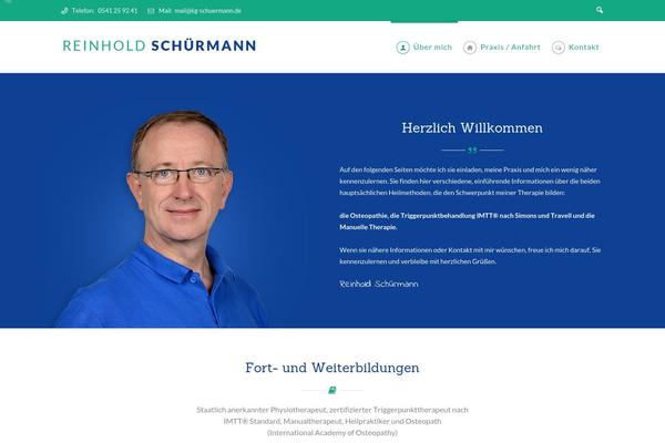 Patricia theme site design template sample