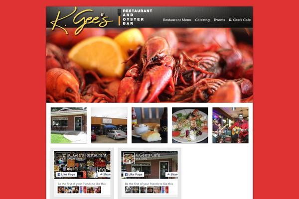 Bottega theme site design template sample