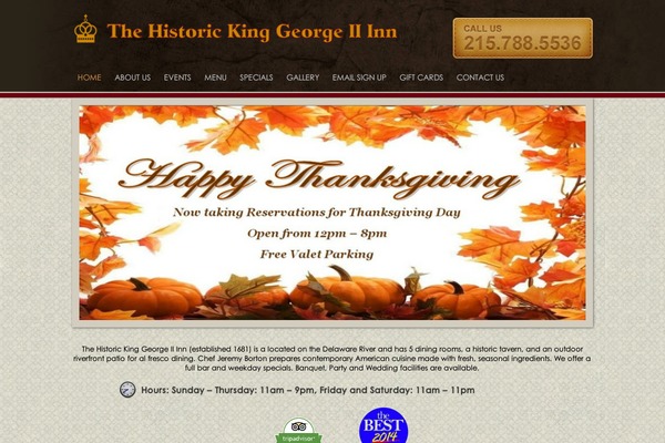 Restaurant theme site design template sample