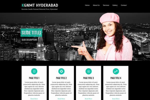 Gravida theme site design template sample