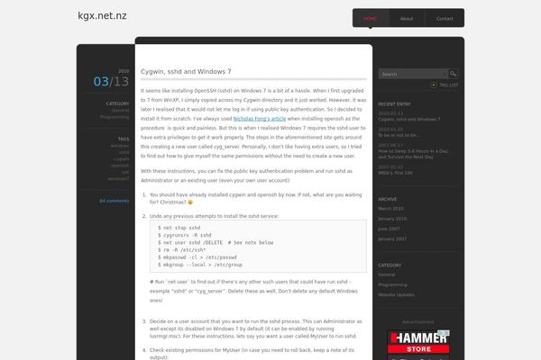 monochrome theme site design template sample