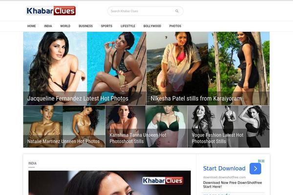 Weekly News theme site design template sample