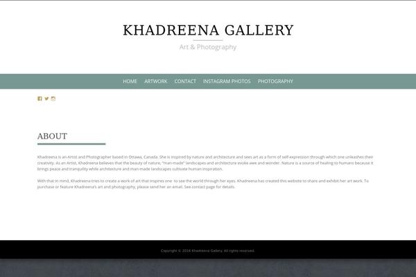 Pure & Simple theme site design template sample
