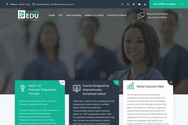 khairaeducation.com site used Khaira