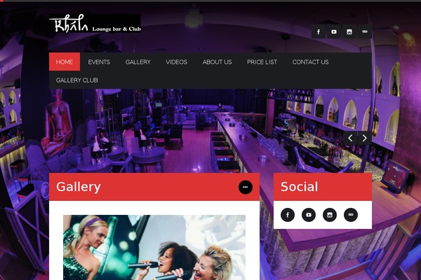 Stereo Club theme site design template sample