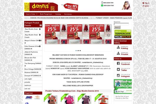 Wptoko theme site design template sample