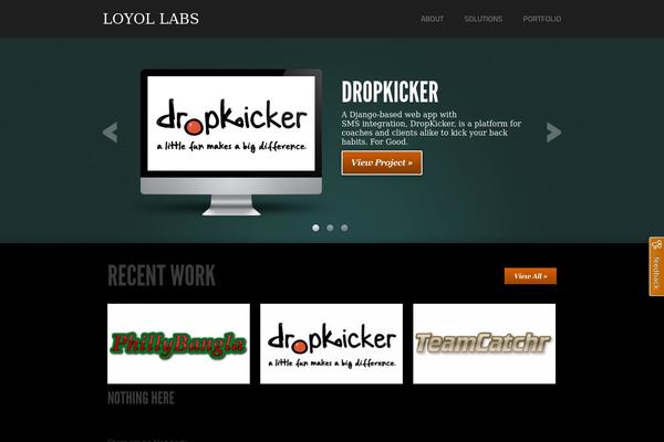 Showcase theme site design template sample