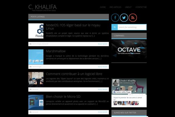 khalifa-chokri.com site used Minimagazine