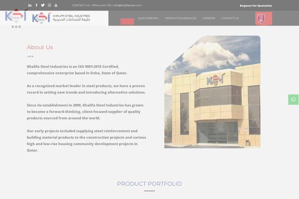 Kallyas theme site design template sample