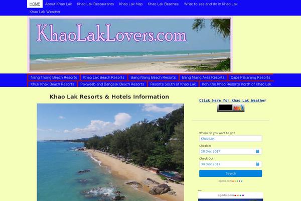 Site using Responsive Scrolling Tables plugin
