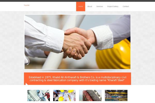 Touchm theme site design template sample