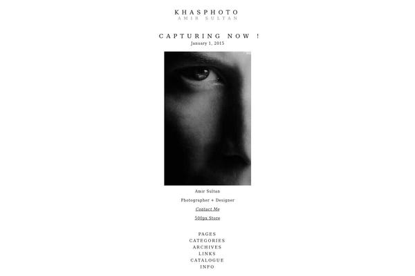 Polaroids theme site design template sample