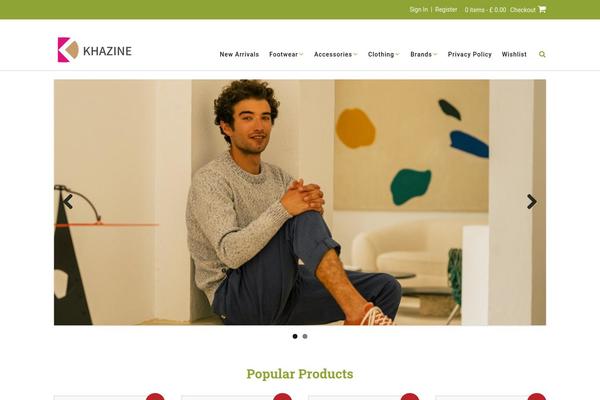 Tropicana theme site design template sample