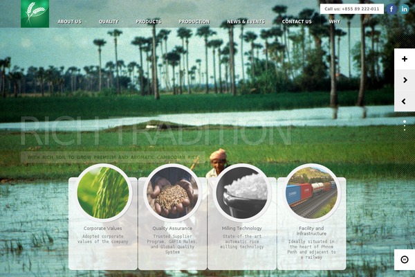 iCarus theme site design template sample
