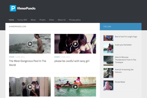 Hueman theme site design template sample