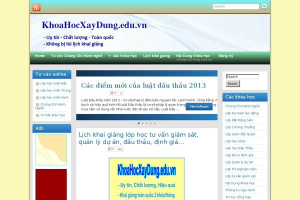 WordPress website example screenshot