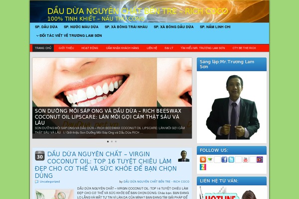 Default Mag theme site design template sample