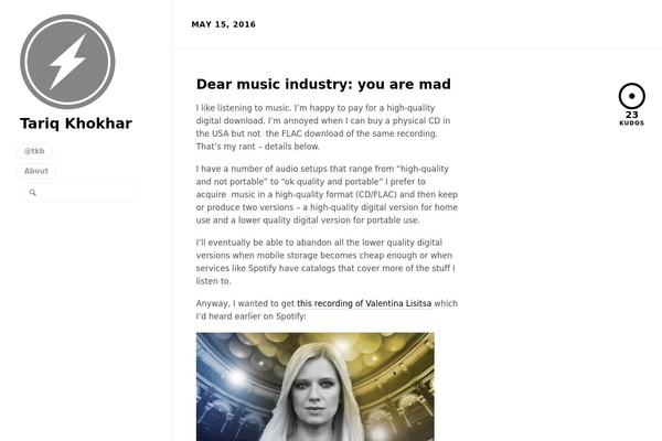 Svbtle theme site design template sample
