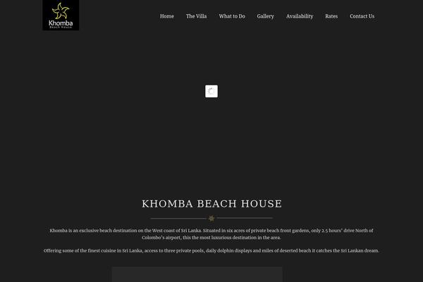 Site using Gdlr-hotel plugin
