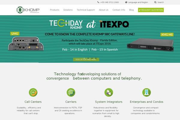 khomp.com site used Khomp_v4