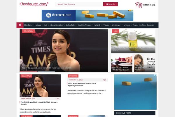 SmartMag theme site design template sample