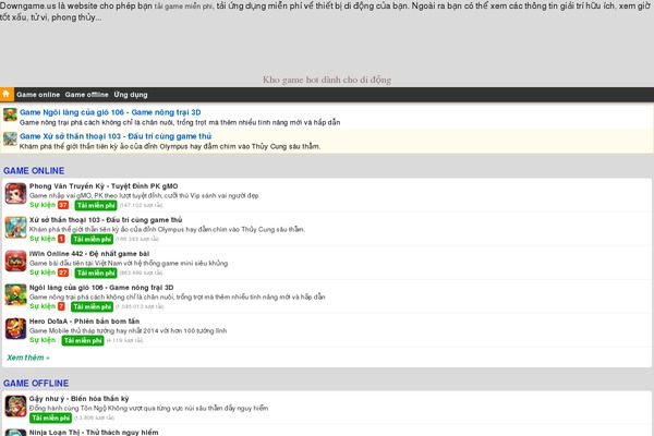 King theme site design template sample