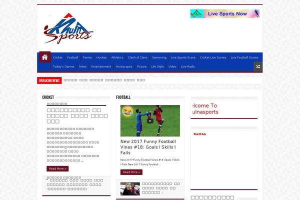 khulnasports.com site used Divi