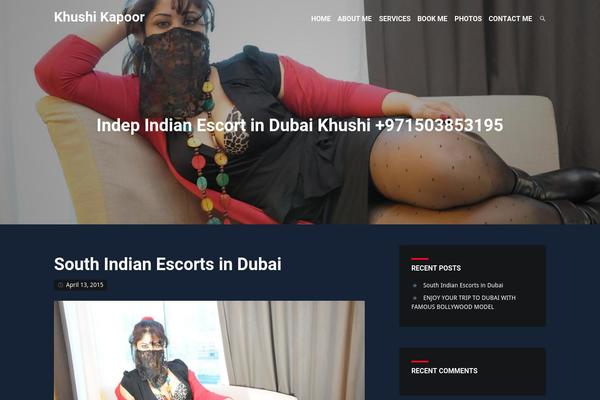 Identity theme site design template sample