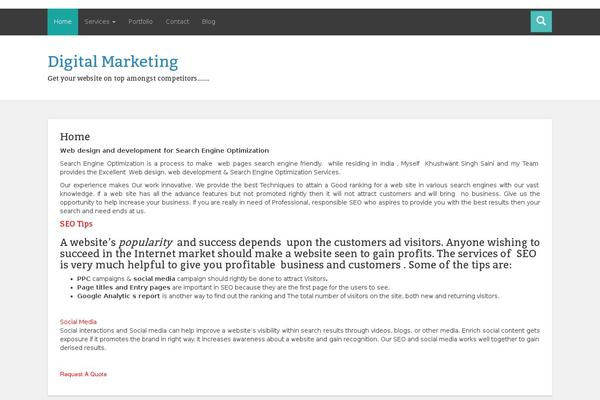 Site using WEBphysiology Portfolio plugin