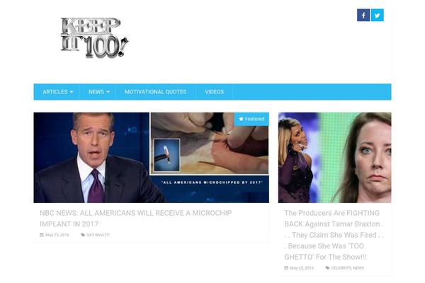 Site using Ditty News Ticker plugin