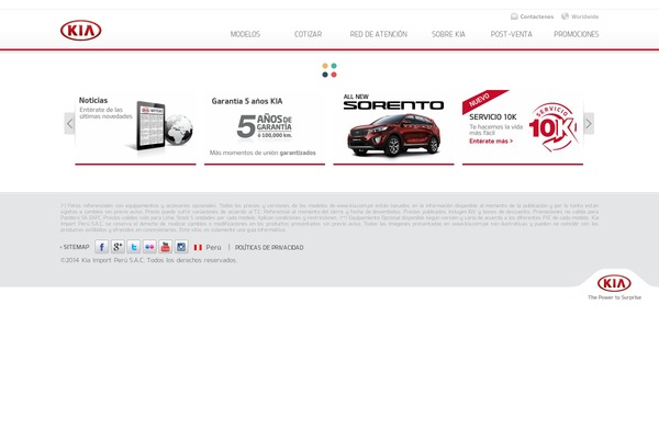 kia theme websites examples