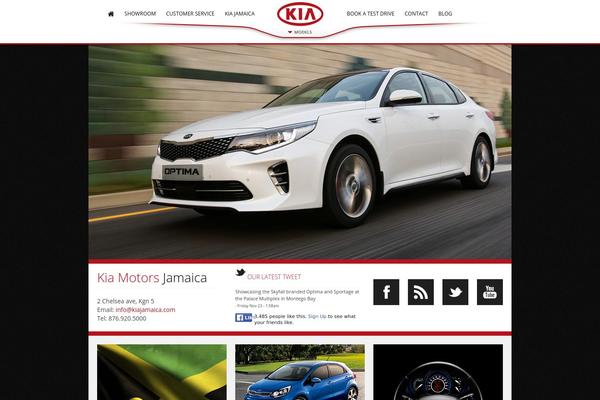 Kia theme site design template sample