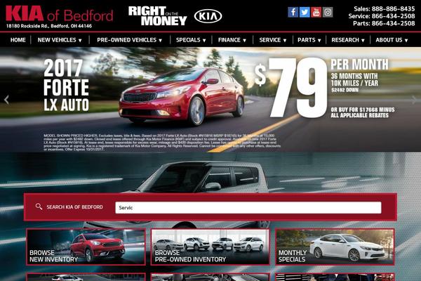 Dealer Inspire theme site design template sample