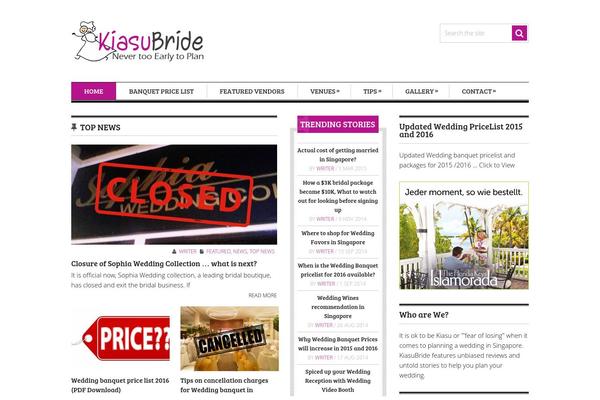 kiasubride.com site used Scandinavian-sky