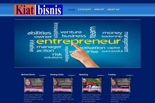 Video theme site design template sample