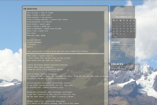 Adventure theme site design template sample