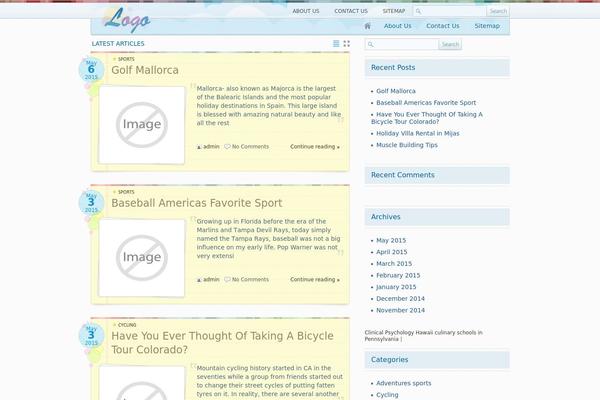CreativeMag theme site design template sample