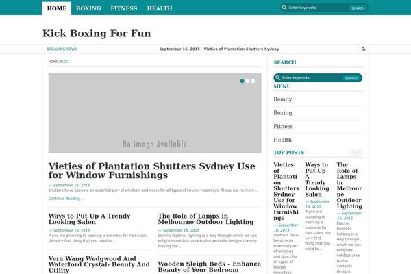 FastNews Light theme site design template sample