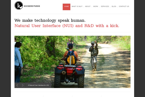 Kicker theme websites examples